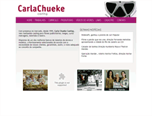 Tablet Screenshot of carlachueke.com.br